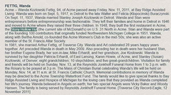 Stony Hollow Hut (The Hut) - November 2011 Former Owner Passes Away (newer photo)